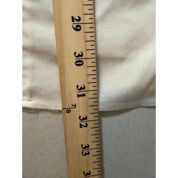 Talbots Woman Non Iron Button Up Blouse Size 24W White Classic Cotton - Picture 9 of 9